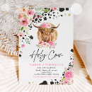 Search for pink cow party invitations Holy cow i'm one