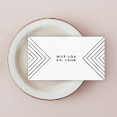 Search for chevron business cards geometric