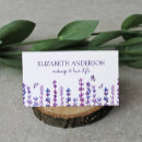 Search for lavender business cards floral