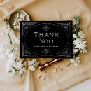 Search for art deco wedding thank you cards Elegant