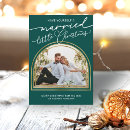 Search for newlywed holiday wedding announcement cards gold