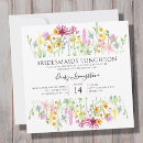 Search for square bridal shower invitations Pastel floral