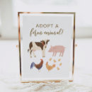 Search for adoption signs Farm animals