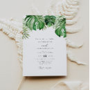 Search for tropical wedding invitations palm leaves