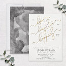 Search for black and gold rehearsal dinner invitations Chic