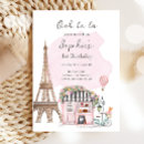 Search for paris birthday invitations Ooh la la