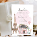 Search for paris invitations Parisian cafe