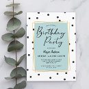 Search for polka dot birthday invitations confetti
