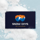 Search for ski instructor business cards snowboarder