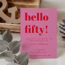 Search for trendy birthday invitations bold typography