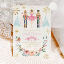 Search for nutcracker birthday invitations Snowflakes