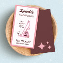 Search for vacuum cleaner business cards maid