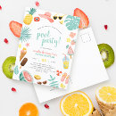 Search for trendy birthday invitations pool