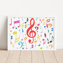 Search for music note posters Colorful
