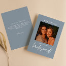Search for dusty blue bridesmaid cards Minimalist