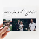 Search for elopement wedding announcement cards modern