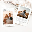Search for wedding thank you cards typography