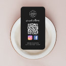 Search for standard business cards social media