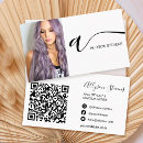 Search for black business cards social media