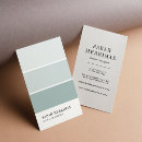 Search for color business cards interior designer