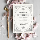 Search for geometric wedding invitations Vintage