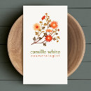 Search for flower business cards nature