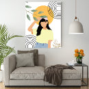 Search for illustration canvas prints trendy