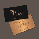 Search for glam business cards Hairstylist