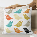 Search for birds pillows colorful