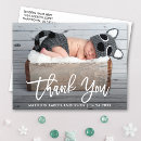 Search for baby announcement postcards Thank you