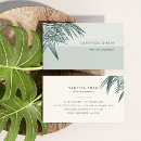 Search for palm leaf business cards Island