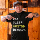 Search for repeating text tshirts Vintage