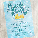 Search for ducky baby shower invitations splish splash