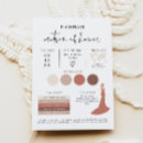 Search for modern bridesmaid cards Color palette