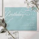 Search for turquoise invitations Calligraphy