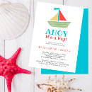 Search for boat baby shower invitations Cute