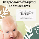 Search for baby registry inserts Black and white