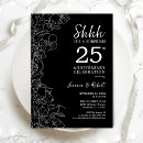 Search for black and white floral invitations Elegant