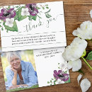 Search for white flowers sympathy thank you cards Death