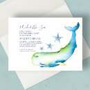 Search for whale birthday invitations Boys
