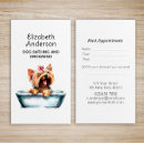 Search for puppy business cards pet grooming