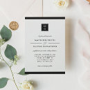 Search for vintage glam wedding invitations Black and white