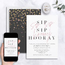 Search for black and white engagement party invitations Modern