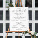 Search for wedding programs Black and white