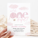 Search for hot air balloon 1st birthday invitations Isn't she onederful