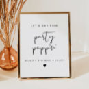 Search for popcorn bar wedding signs Black and white