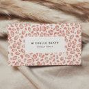 Search for leopard business cards Beauty salon