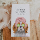 Search for dog business cards spa