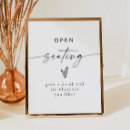 Search for no assigned seats wedding signs Open seating