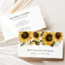 Search for sunflower business cards Floral